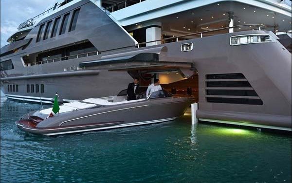 Amazing Photos Of The Super Yacht With A Built-In Garage For Boats